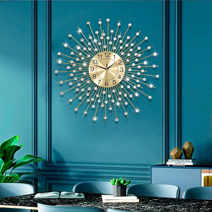 Extra Large Wall Clocks for Living Room Big Modern Wall Clock Silent Battery - Image 2