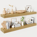 Heimlove Floating Shelves for Wall Set of 2, 9.3" Deep Wall Shelves, 39.4" W x by Heimlove