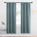 NICETOWN Greyish Blue Blackout Curtains Panels by NICETOWN