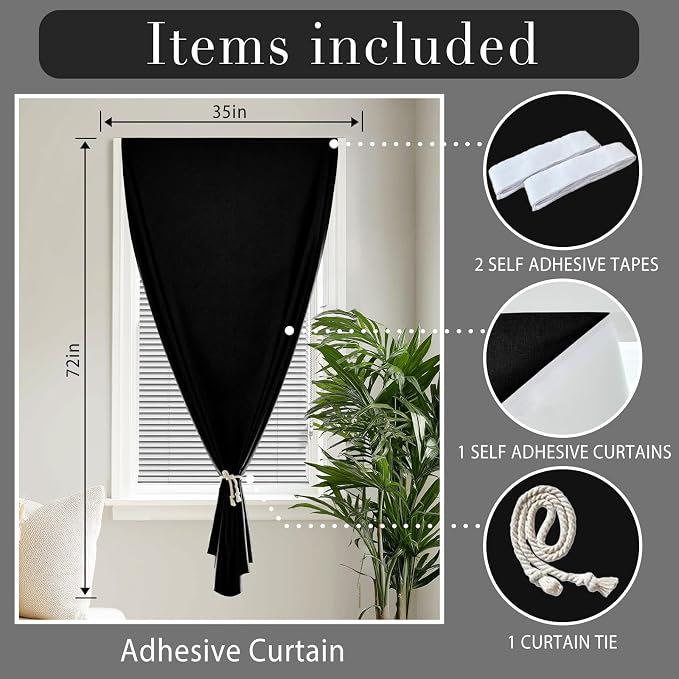 Self-Adhesive 100% Blackout Curtain - Image 6