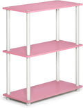 Furinno TURN-N-TUBE Storage Shelves, 3-Tier Book Shelf, Corner Shelf, Toolless by Furinno-FitsYourSpaceFitsYourBudget