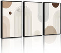 PHOPAGO Boho Wall Art Minimalist Bohemain Framed Wall Printing 11x14in Abstract by PHOPAGO