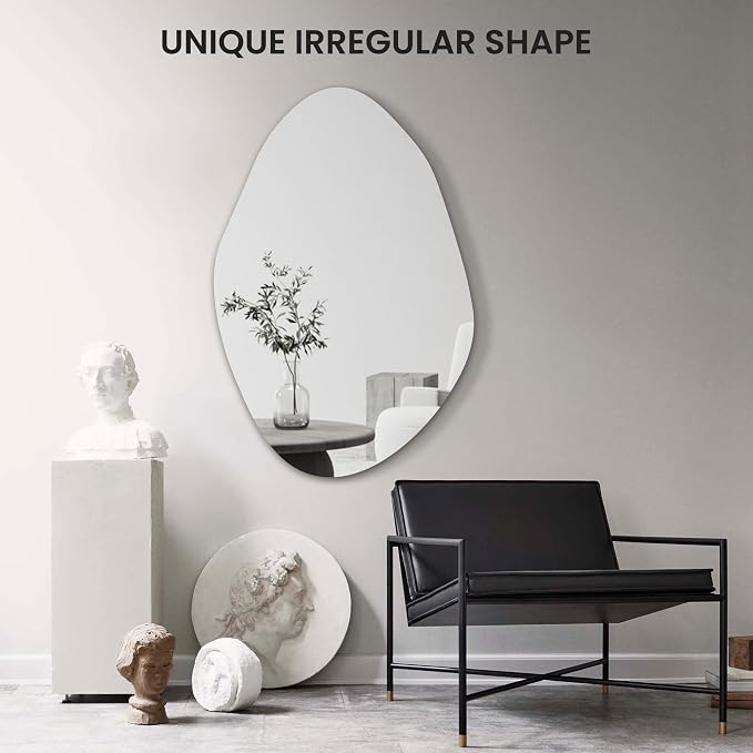 TRAHOME Irregular Asymmetrical Wall Mirror - Image 5