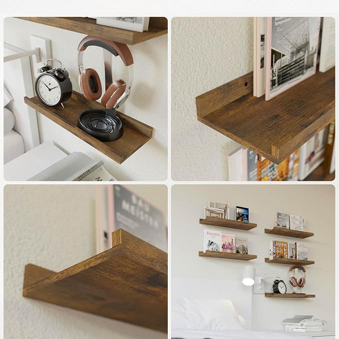 RICHER HOUSE 5 Set Floating Shelves - Image 4
