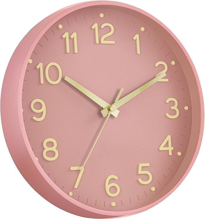 Roymnie Wall Clock 12 Inch Silent Wall Clocks Battery Operated-Modern Non - Image 8