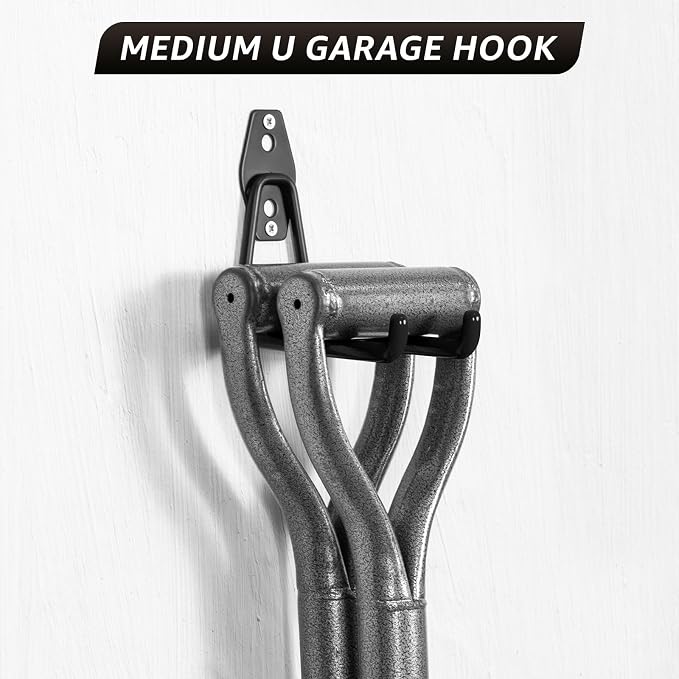 30 Pack Garage Hooks, Heavy Duty Steel Wall Mount Utility Hangers - Image 6