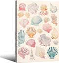 Pink Seashell Posters Coastal Cowgirl Canvas Wall Art Beach House Starfish by Unknown