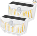 HMCITY 120 LED Solar Lights Outdoor by LightingUpYourLife