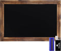 HBCY Creations 20" X 30" Torched Brown Solid Wood Frame Wall Chalkboard by HBCYCreations