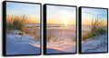 Black Framed Beach Wall Art Set by MHARTK66