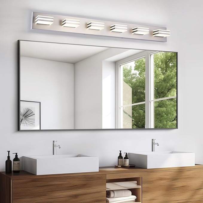 LED Wall Brushed Nickel Vanity Lights - Image 3