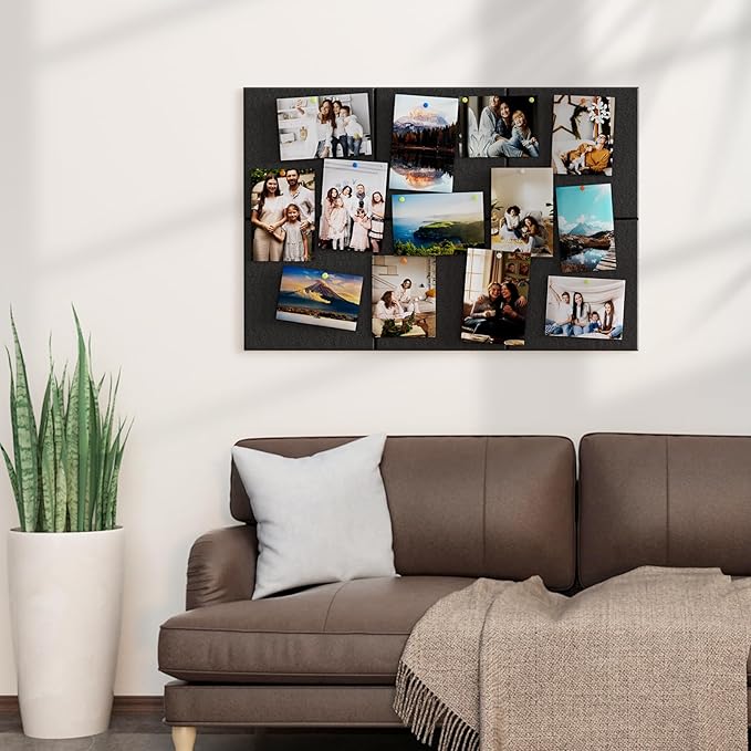 MaxGear Large Felt Bulletin Board 36" x 24", Cork Board Alternative, 6 Pack - Image 7