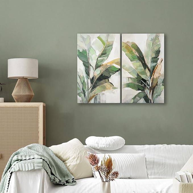 Botanical Wall Art Set Hand Painted, - Image 6