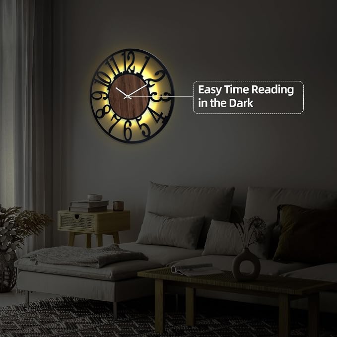 30'' Large Silent Wall Clock - Image 5