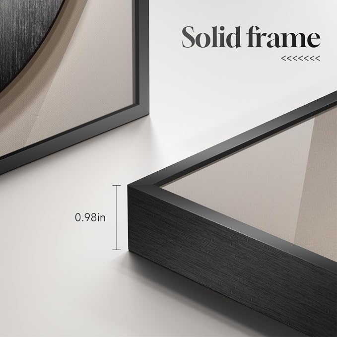 Large Framed Modern Elegant Wall Art - Image 6