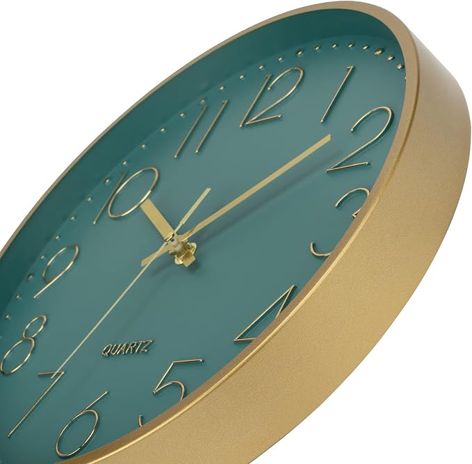 Foxtop Modern Wall Clock 12 Inch Silent Non Ticking Battery Operated Round - Image 6