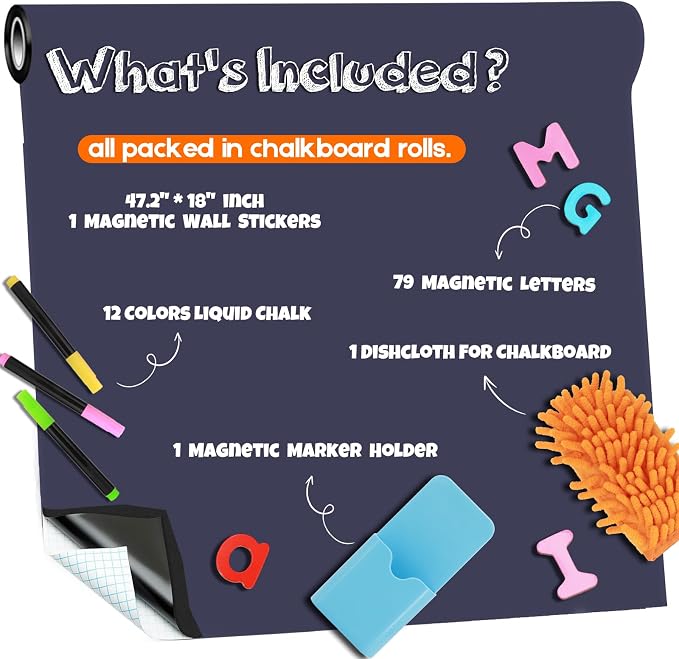 Magnetic Chalkboard Contact Paper - Image 2