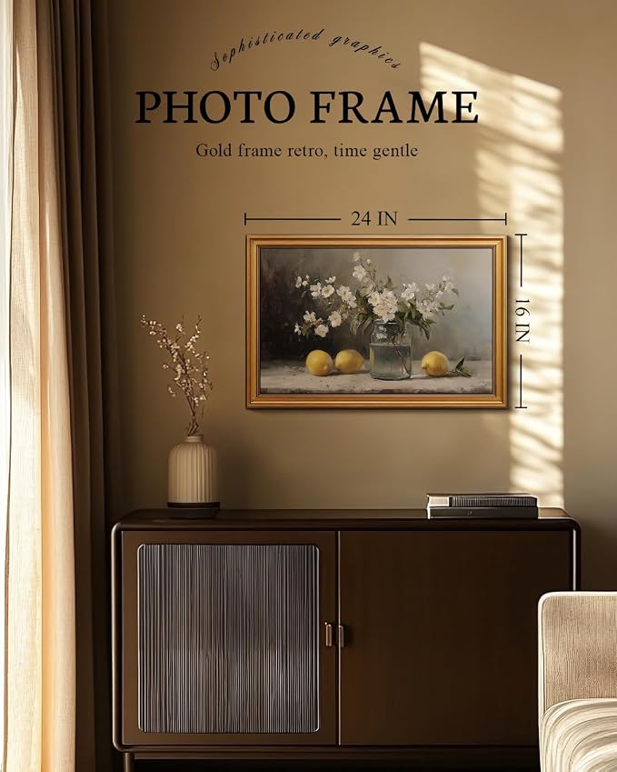 VIYYIEA Vintage Large Framed Wall Art - Image 2