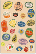 Trendy Kitchen Canvas Wall Art Vintage Fruit Market Pictures Prints Retro Food by PDFI