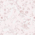 Ismoon Floral Peel and Stick Wallpaper Pink Stick on Wall Paper Vintage French by Ismoon