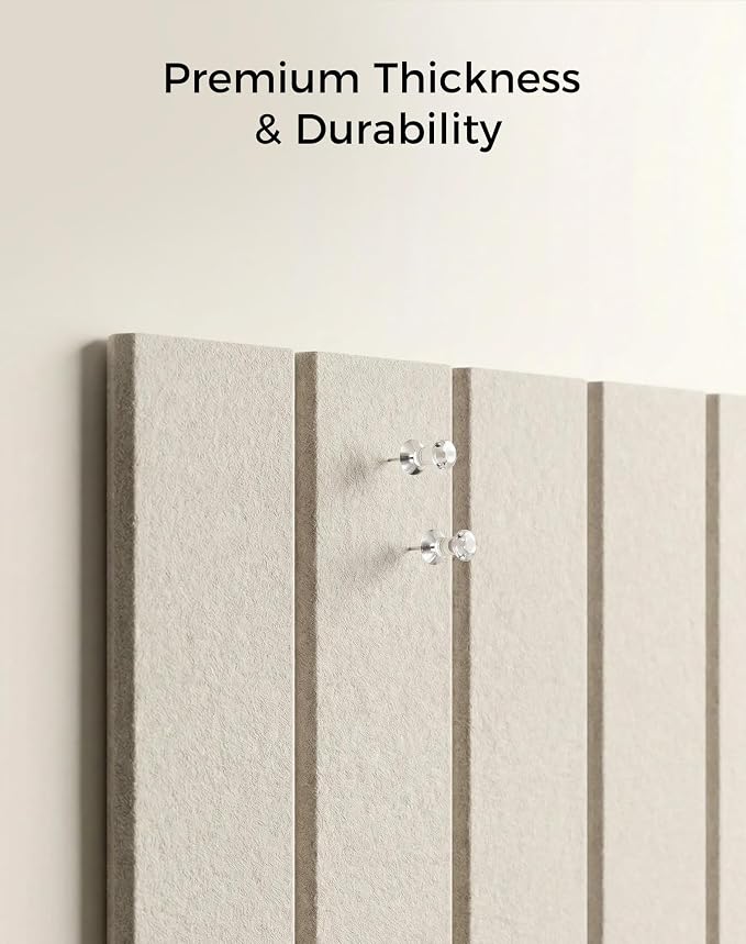 Aothia Felt Bulletin Board Tiles Large 48" x 36" Cork Board Alternative - Image 3