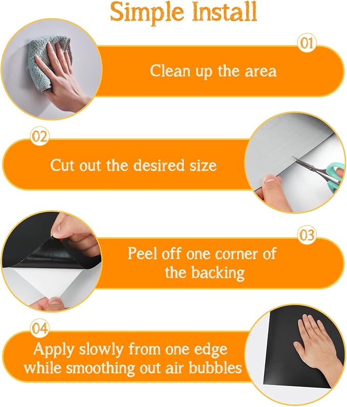 Magnetic Chalkboard Contact Paper - Image 4