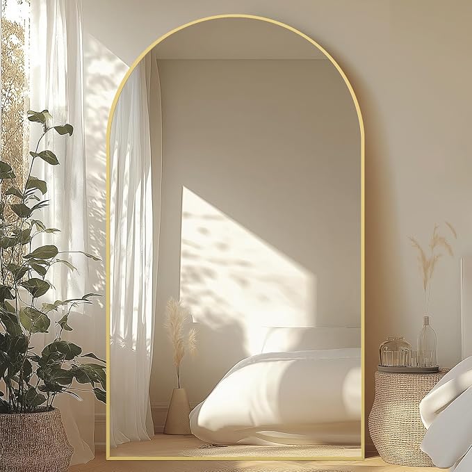 Large Mirror Full Length 76"X44", Oversized Arched Floor Mirror - Image 2