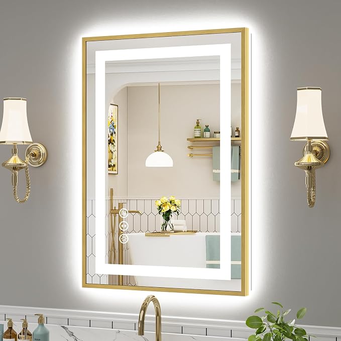 24x36 Inch LED Bathroom Mirror by Briivuemodernmirrors