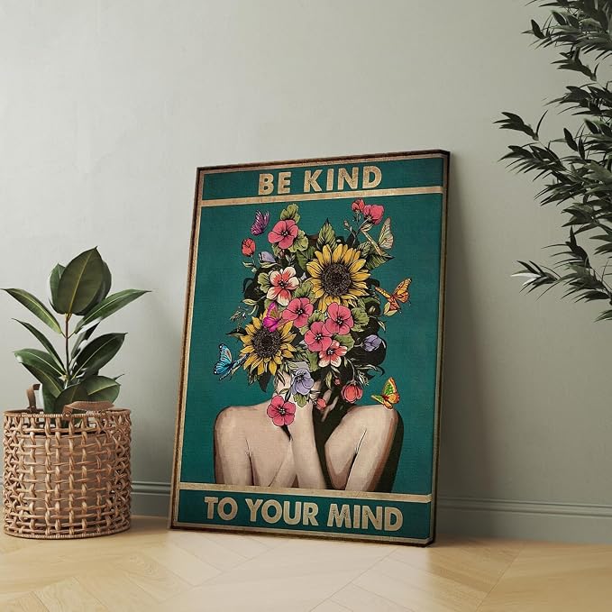 DIHSIEG Inspirational Canvas Wall Art funny bathroom wall art Print Poster - Image 7