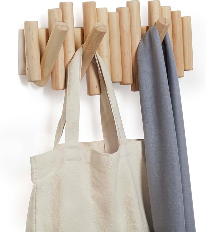Umbra Picket Wall-Mounted Coat Rack Rail Hook - Image 5