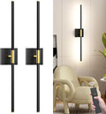 31.5 Inch Battery Operated Wall Sconce Set of Two, 8000mAh USB Rechargeable by Unknown