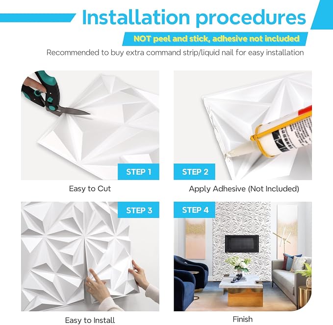 STICKGOO 33 Pack 3D Wall Panels - Image 7