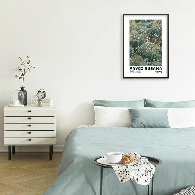 Yayoi Kusama Inspired Poster Japanese Botanical Wall Art Abstract Yayoi Kusama - Image 6