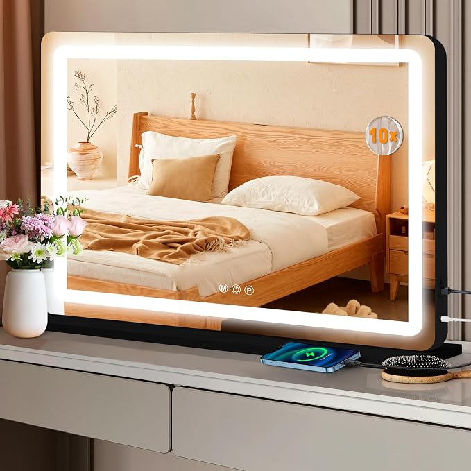 Ratsamee Vanity Mirror with Lights, Led Makeup Mirror, Lighted Makeup Mirror by RATSAMEE