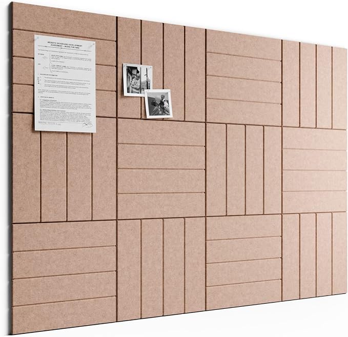 Bumusty Large Cork Board Alternative-48 x 36" Felt Bulletin Board Tiles by BUMUSTY