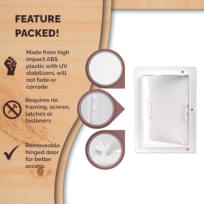 Morvat Access Panel 4x6 Inch for Drywall & Ceiling - Image 4