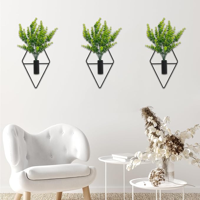 3 Pcs Wall Plants Artificial Decor, Boho Wall Decor, Home Office Living Room - Image 6