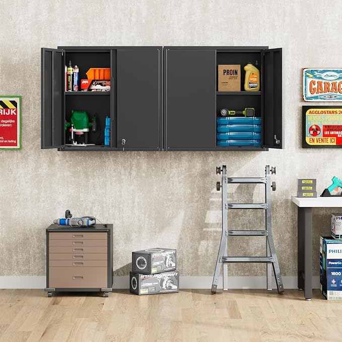 Garage Wall Cabinet, Metal Wall Cabinets - Image 2