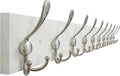 SKOLOO Creations White Solid Wood Wall Mounted Coat Rack, 10 Hooks, 38-1/8" Long by SKOLOO
