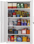 GREATMEET Metal Garage Storage Cabinets, Utility Cabinet by GREATMEET