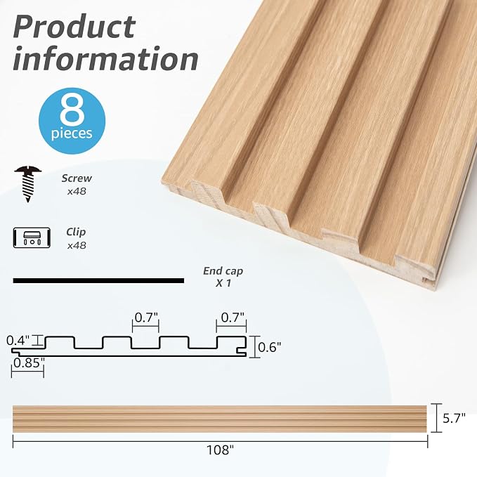 Art3d Slat Wood Wall Paneling - Image 4