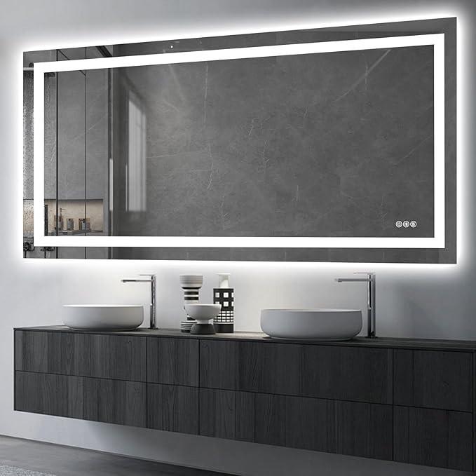 Hivone 72X36 LED Bathroom Mirror by Hivone