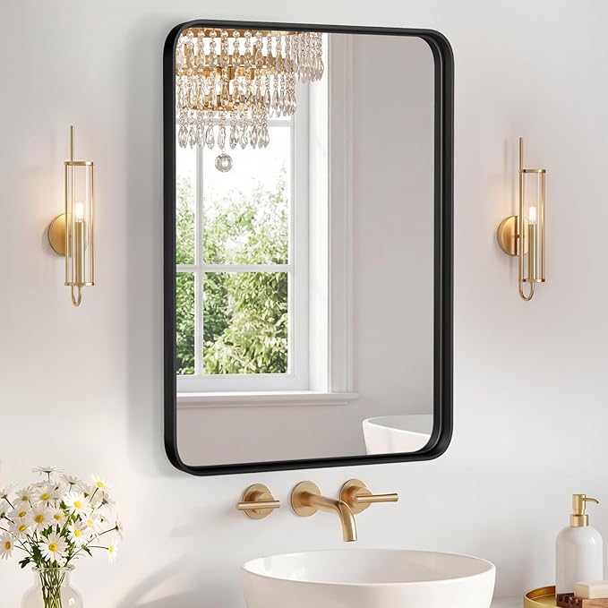 NEWBULIG 20X28 Inch Bathroom Mirror by NEWBULIG
