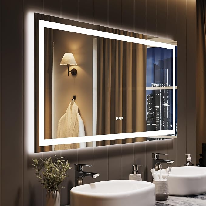 GarveeHome 55x26 LED Bathroom Mirror by GarveeHome