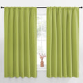 NICETOWN Blackout Curtains for Bedroom, Fresh Green, 1 Pair, 70 by 63-inch by NICETOWN