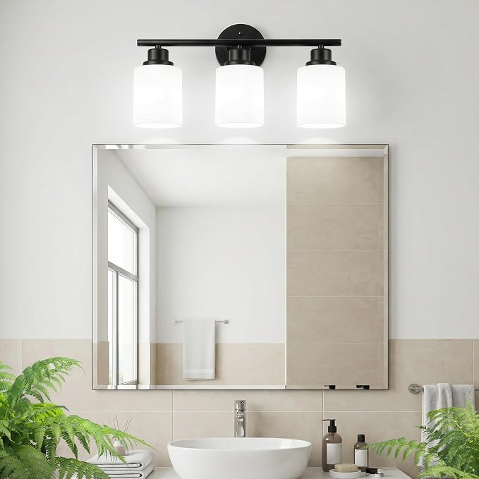 Unicozin 3 Light Bathroom Light Fixtures, Modern Vanity Lights - Image 6