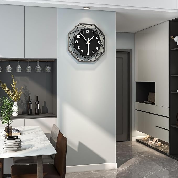 Large Wall Clocks for Living Room Decor 16 inch Silent Modern Wall Clocks Wall - Image 2