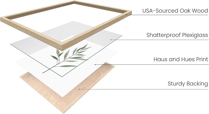 HAUS AND HUES Framed Botanical Wall Art - Image 2