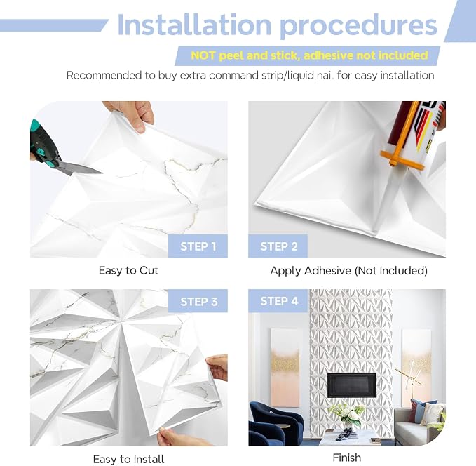 STICKGOO 33 Pack 3D Wall Panels - Image 7