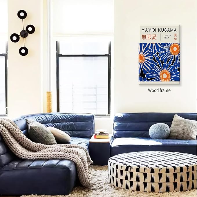 Yayoi Kusama Print Vintage Japanese Wall Art Abstract Yayoi Kusama Poster - Image 3